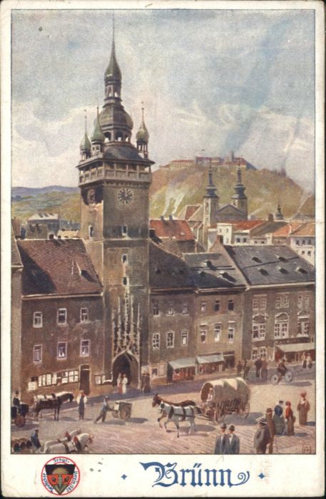 Bruenn Brno Brünn Kirche Kutsche