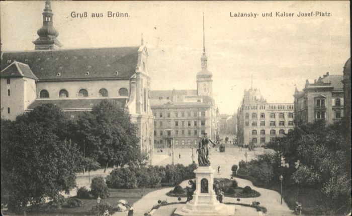 Bruenn Brno Brünn Lazansky Kaiser Josef Platz