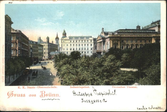 Bruenn Brno Brünn Oberrealschule Industriepalast De