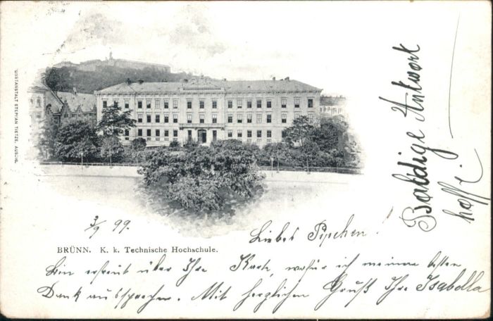 Bruenn Brno Brünn Technische Hochschule