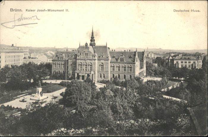 Bruenn Brno Brünn Kaiser Josef Monument Deutsches H