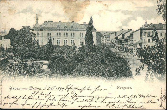 Bruenn Brno Brünn Neugasse
