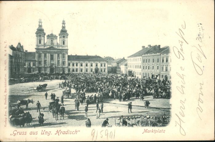 Ungarisch-Hradisch Marktplatz