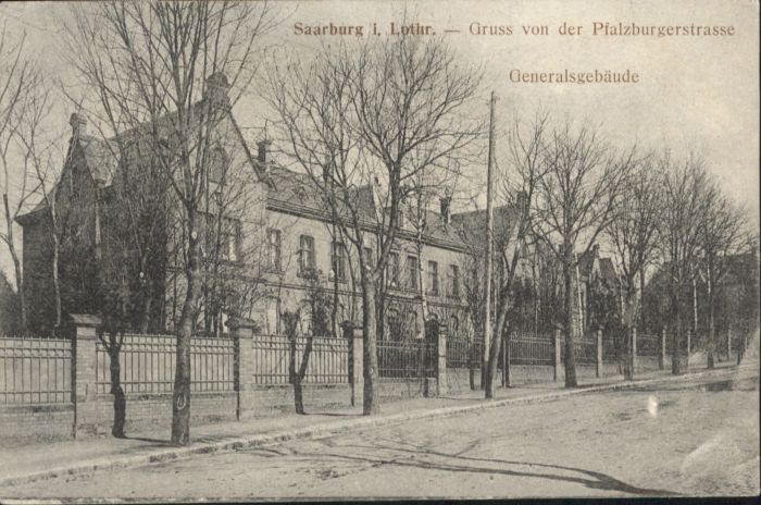 Saarburg Saar Saarburg Lothringen Pfalzburgerstrasse