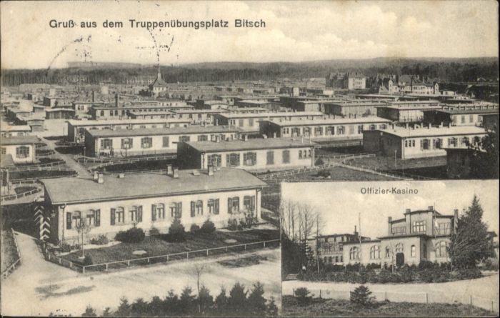 Bitsch Lothringen Bitsch Truppenübungsplatz Offizier Kasi