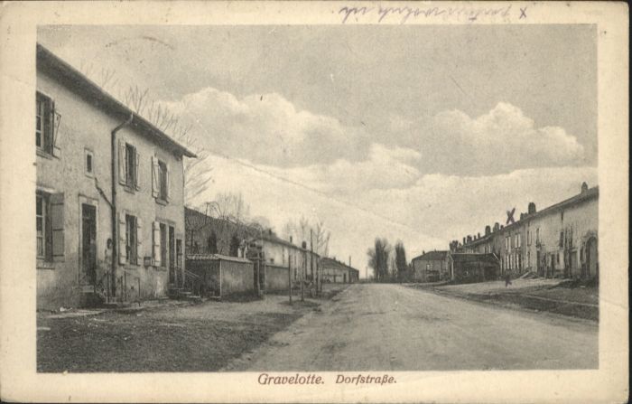Gravelotte Moselle Dorfstrasse