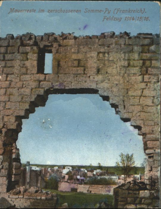 Sommepy-Tahure ? Zerstörung