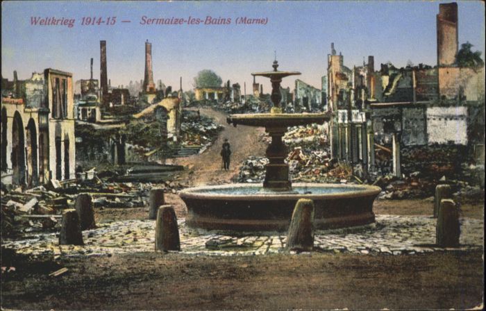 Sermaize-les-Bains Zerstörung