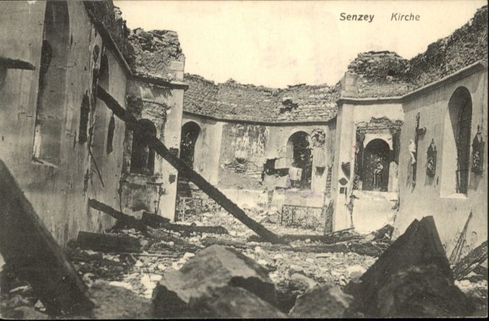 Senzey Kirche Zerstörung