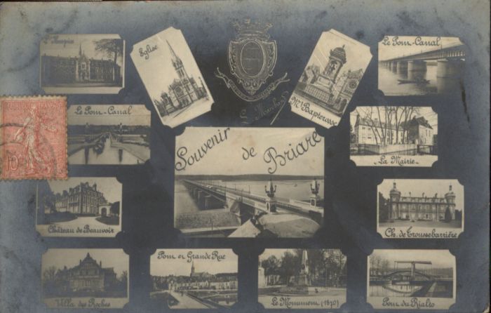 Briare Eglise Pont Chateau Beauvoir Mairie