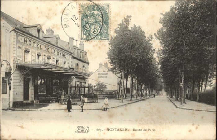 Montargis Loiret Montargis Route Paris Hotel de la Gare