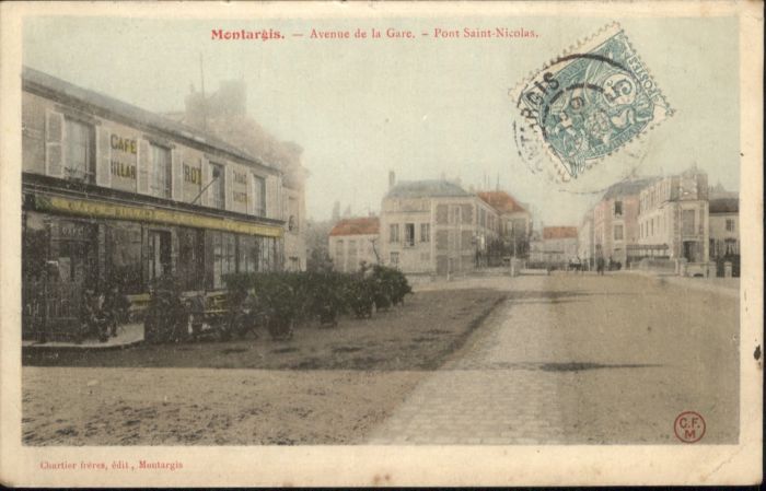 Montargis Loiret Montargis Avenue Gare Pont Saint-Nicola