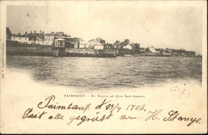 Paimboeuf Bassin Quai Sadi Carnot