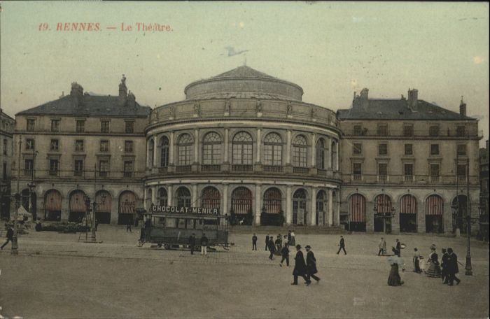 Rennes Ille-et-Vilaine Rennes Strassenbahn Theatre Chocolat Me