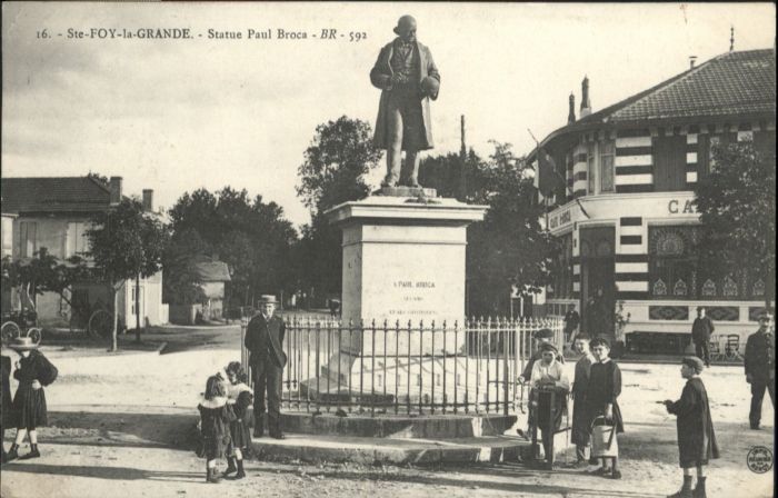 Sainte-Foy-la-Grande Statue Paul Broca