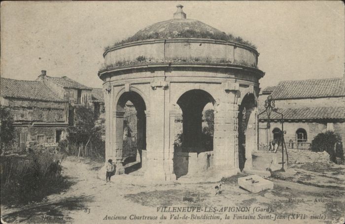 Villeneuve-les-Avignon Chartreuse Val-de-Benedition Fontaine S