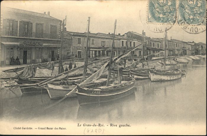 Le Grau-du-Roi Gard Le Grau-du-Roi Rive Gauche Cafe Fischer