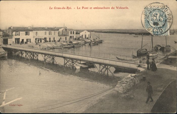Le Grau-du-Roi Gard Le Grau-du-Roi Pont Embouchure Vidourle