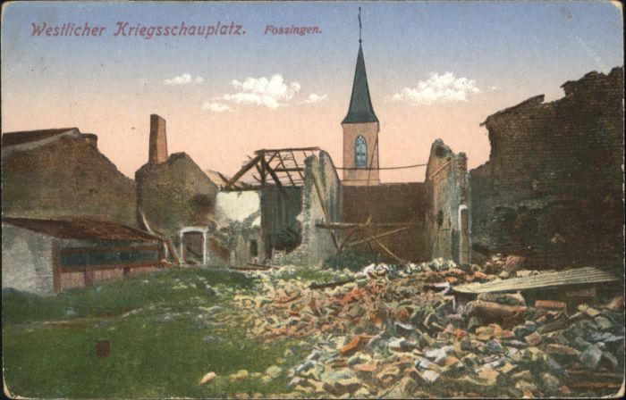 Fossingen Zerstörung