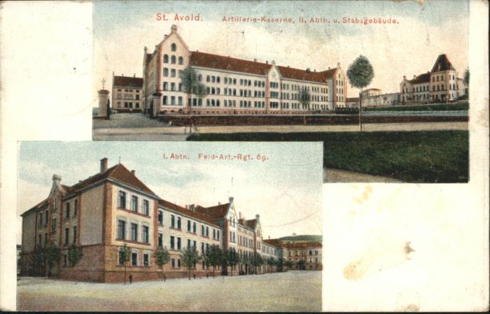 Saint-Avold Artillerie Kaserne Stabsgebäude Feld Ar