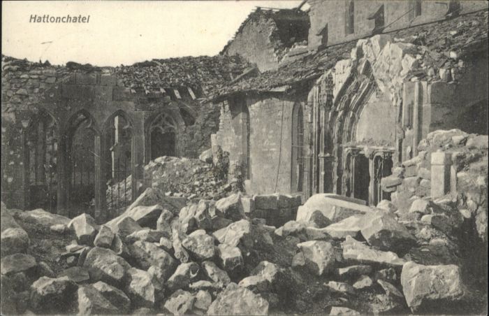 Hattonchatel Zerstörung