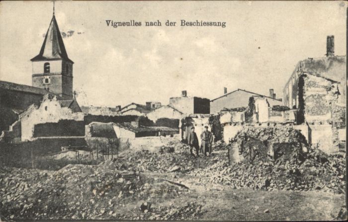 Vigneulles Zerstörung