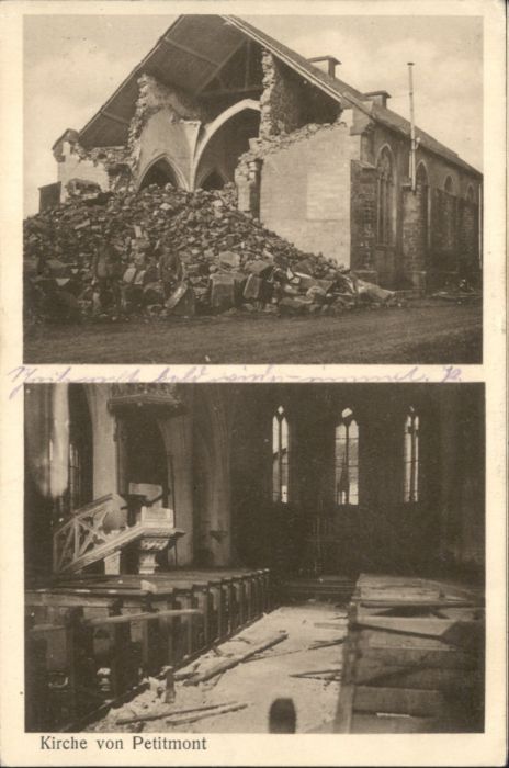 Petitmont Zerstörung
