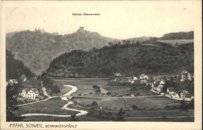 Behringersmuehle chloss Gössweinstein x