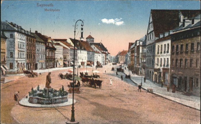 BAYREUTH Bayern Marktplatz