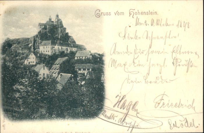 Hohenstein Kirchensittenbach Burg Hohenstein