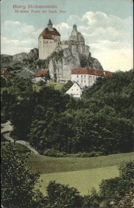 Hohenstein Kirchensittenbach Burg Hohenstein