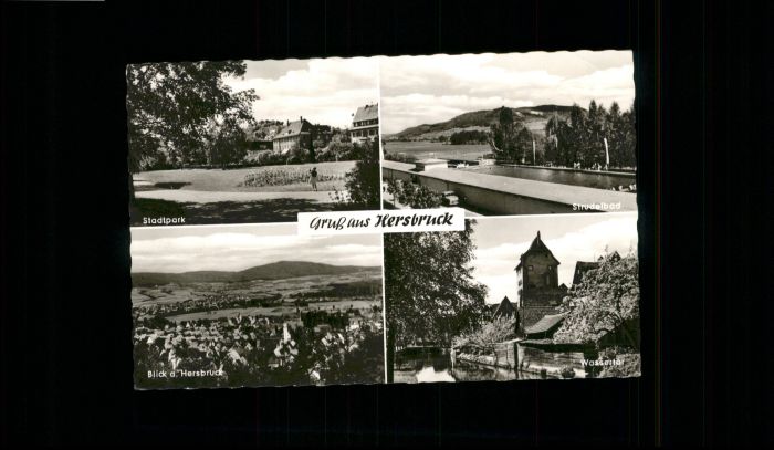 Hersbruck Bayern Stadtpark Strudelbad Wassertor