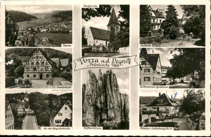 Vorra Pegnitz Vorra Gasthaus Schramm Schloss Rifflerf
