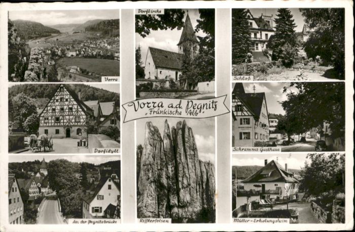 Vorra Pegnitz Vorra Gasthaus Schramm Schloss Rifflerf