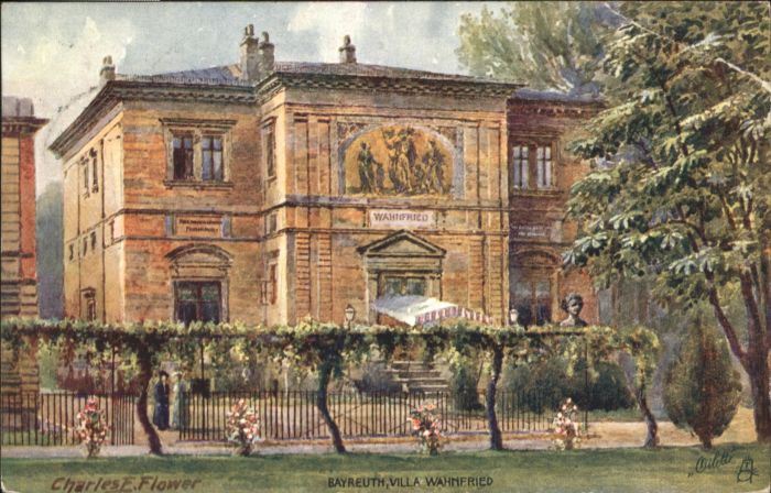 Bayreuth Künstler Charles F. Flower Villa Wahnfr