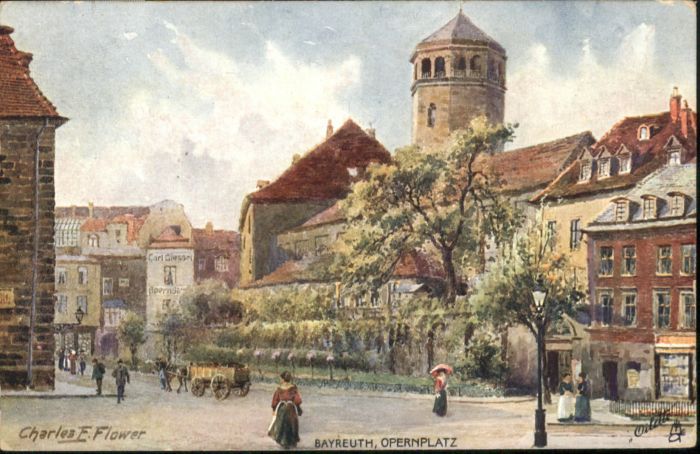 Bayreuth Künstler Charles F. Flower Opernplatz
