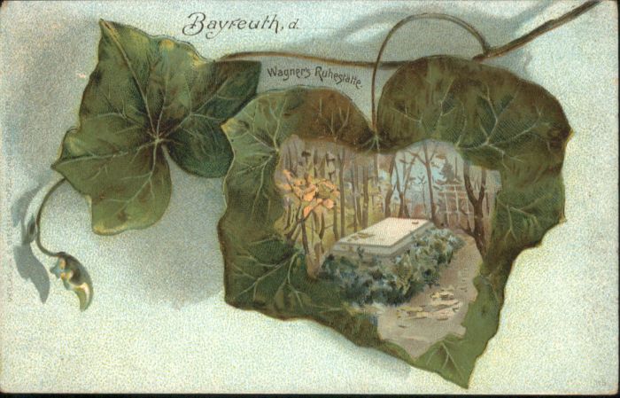 Bayreuth Wagners Ruhestätte Efeu