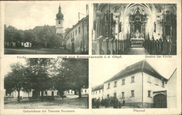 Konnersreuth Therese Neumann Geburtshaus Pfarrhof Ki