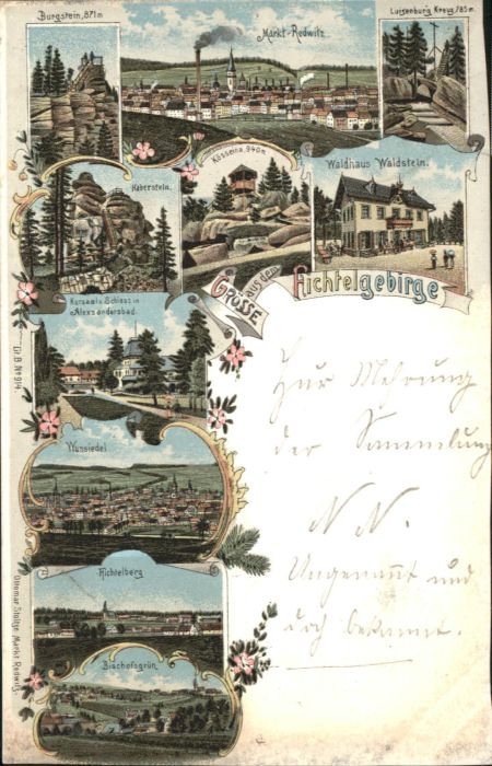 Wunsiedel Kösseine Markt Redwitz Waldhaus Waldste