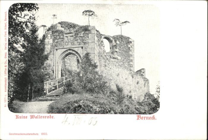 Bad Berneck Ruine Wallenrode