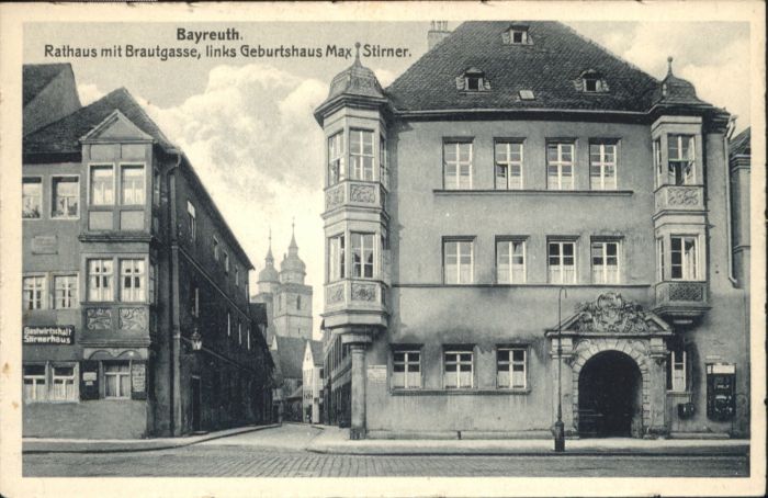 Bayreuth Rathaus Brautgasse Geburtshaus May Stir