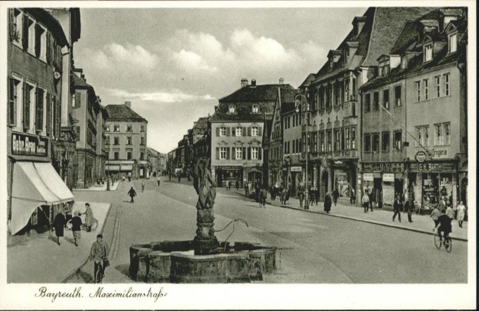 Bayreuth Maximilianstrasse Brunnen