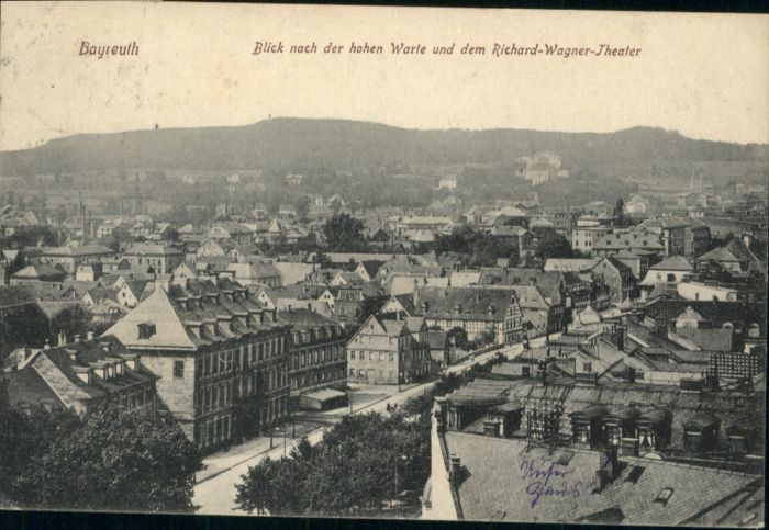 BAYREUTH Bayern Richard Wagner Theater