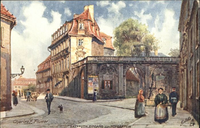 Bayreuth Künstler Charles F. Flower Hofgarten