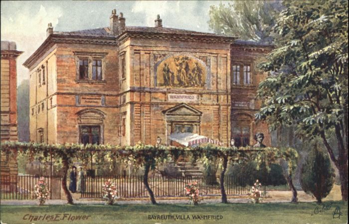 BAYREUTH Bayern Kuenstler Charles F. Flower Villa Wahnfried