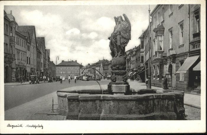 BAYREUTH Bayern Marktplatz