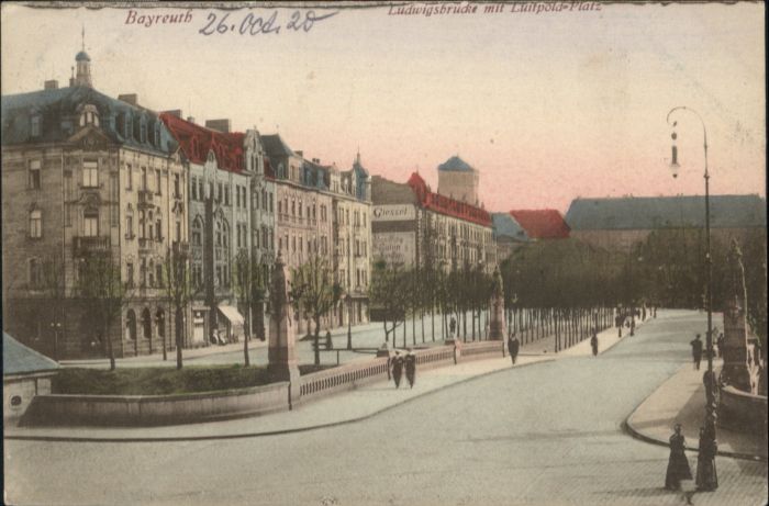 Bayreuth Ludwigstrasse Luitpoldplatz