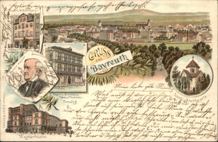 Bayreuth Richard Wagner Wagnertheater Liszt Grab