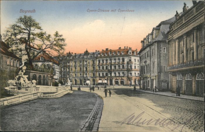 Bayreuth Opernstrasse Opernhaus