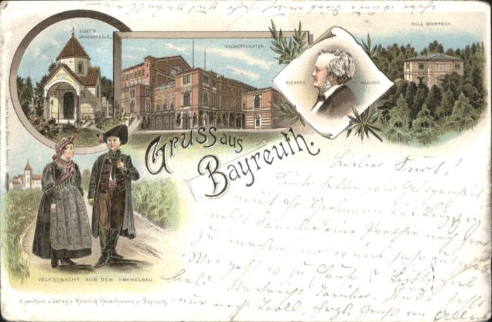 Bayreuth Luszt Grabkapelle Wagnertheater Richard